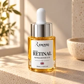 Renoviq RETINAL serum, individual editorial product photography